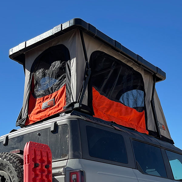 BADASS TENTS RECON Rooftop Tent (Universal Fit) - Onyx Utility Black PRE-ASSEMBLED - Rooftop Ritz