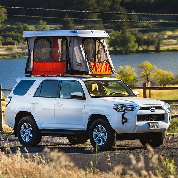 Badass Tents 2009-24 Toyota 4Runner (Gen 5) CONVOY Rooftop Tent Open Countryside