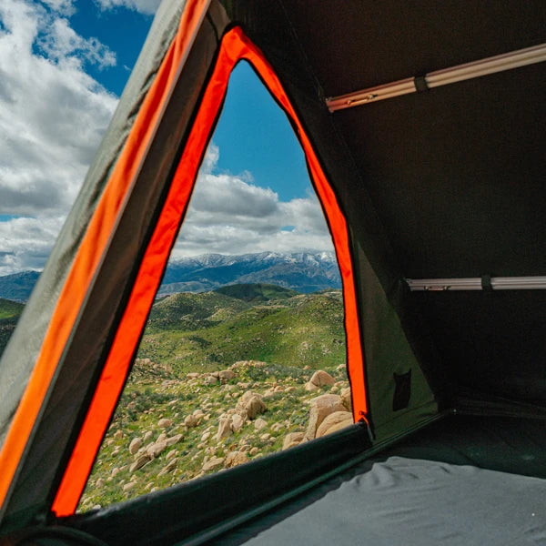 Badass Tents PACKOUT Clamshell Rooftop Tent Window View 2