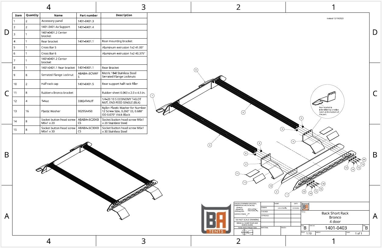 Ford_Bronco_4_Door_Rear_only_Short_Roof_Rack_for_Hardtop_Assembly_Drawing
