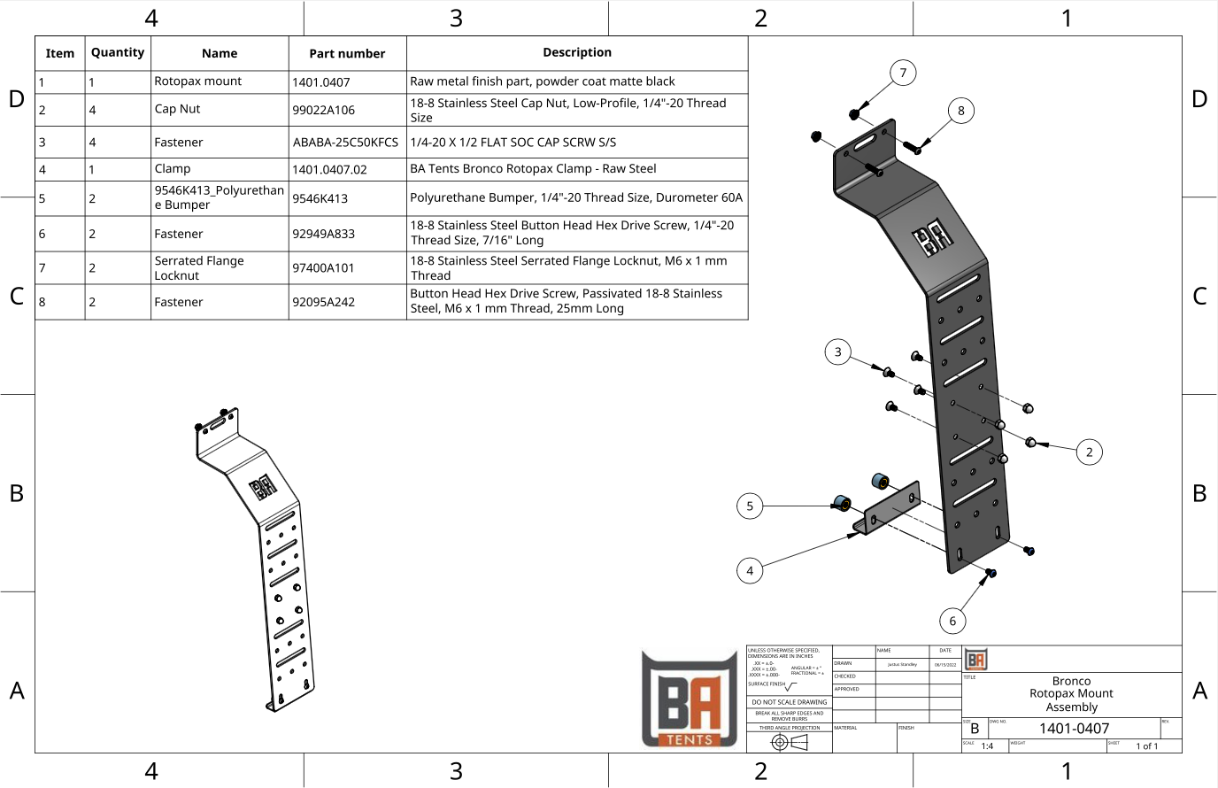 Ford_Bronco_Stand_Alone_Rotopax_Mounting_Plate_Kits_Assembly_Drawing