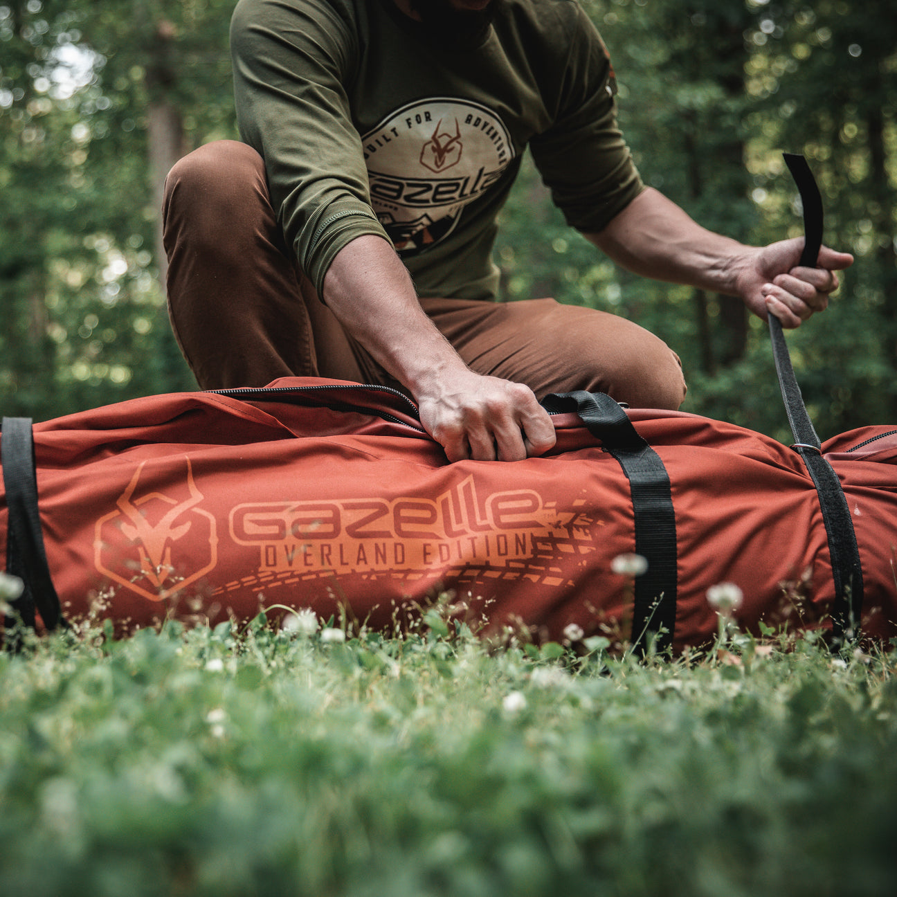 Gazelle T4 Overland Edition Tent - Sunset Orange & Sedona Carry Bag