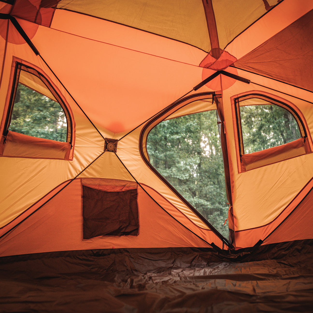 Gazelle T4 Overland Edition Tent - Sunset Orange & Sedona Interior