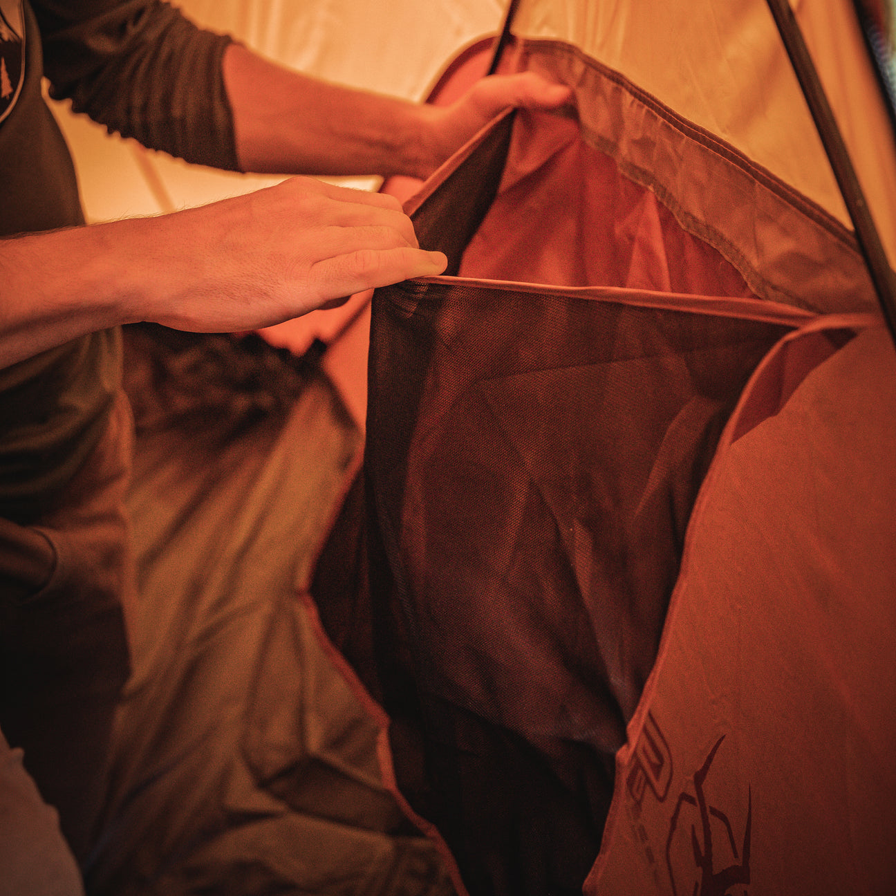 Gazelle T4 Overland Edition Tent - Sunset Orange & Sedona Storage