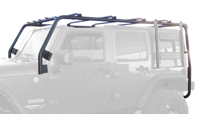 BODY ARMOR 4X4 2007-2018 Jeep Wrangler JK 4 Door Cargo Roof Rack - Rooftop Ritz