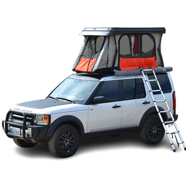 2005-2016 Land Rover LR3 / LR4 / Discovery 3 / Discovery 4 CONVOY® Rooftop Tent w/ Low Mount Crossbars cover photo - Rooftop Ritz