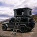 Nomad Hardshell Rooftop Tent Black Action Shot