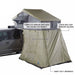 Nomadic-Roof-Top-Tent-Annex-Green-Base-With-Black-Floor-Travel-Cover-closed-doors-windows