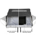 OVS_HD_N3E_Arctic_White_Soft_Shell_Roof_Top_Tent_Open_and_Closed_Door