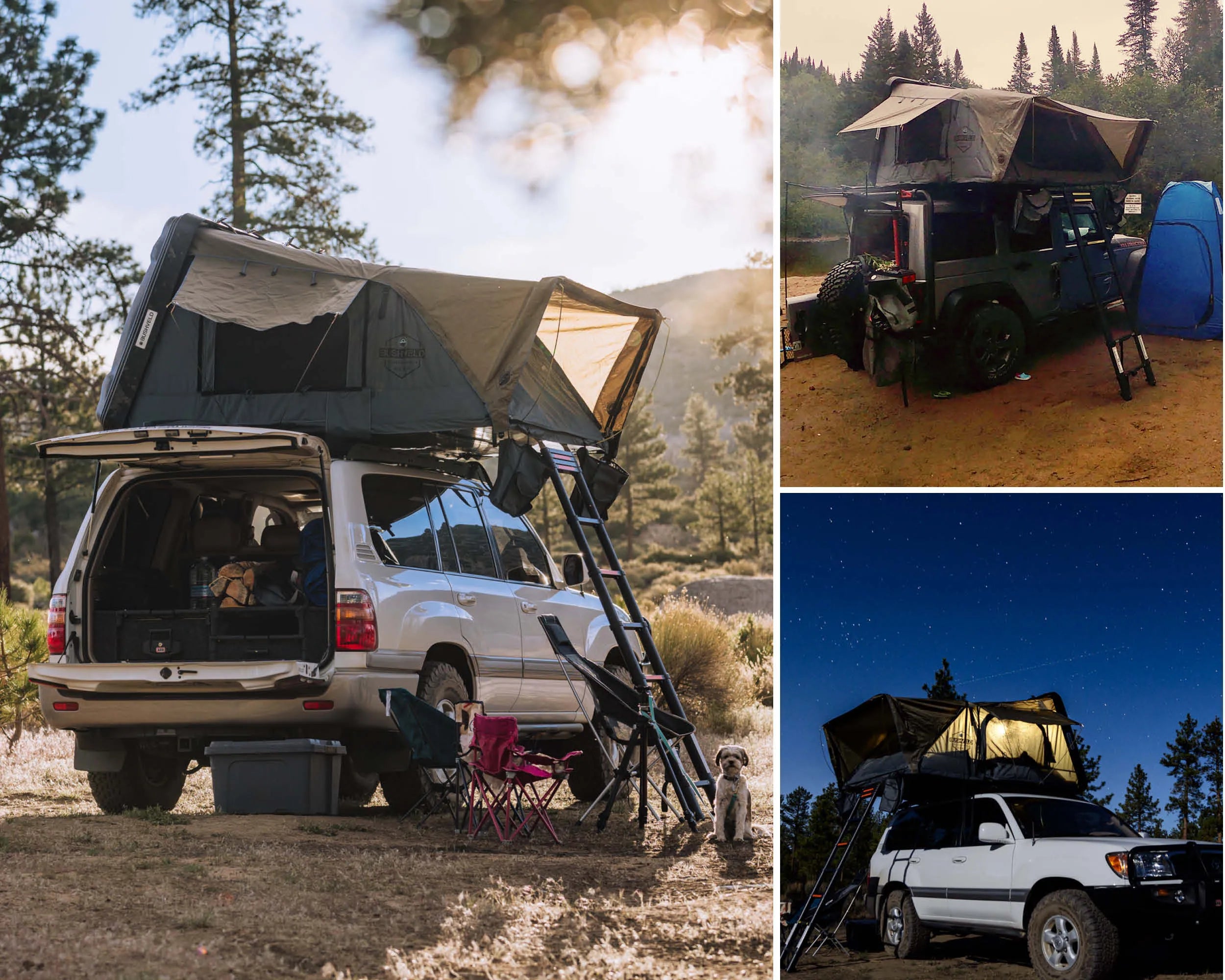 Overland Vehicle Systems HD Bushveld II Cantilever Hard Shell Roof Top Tent