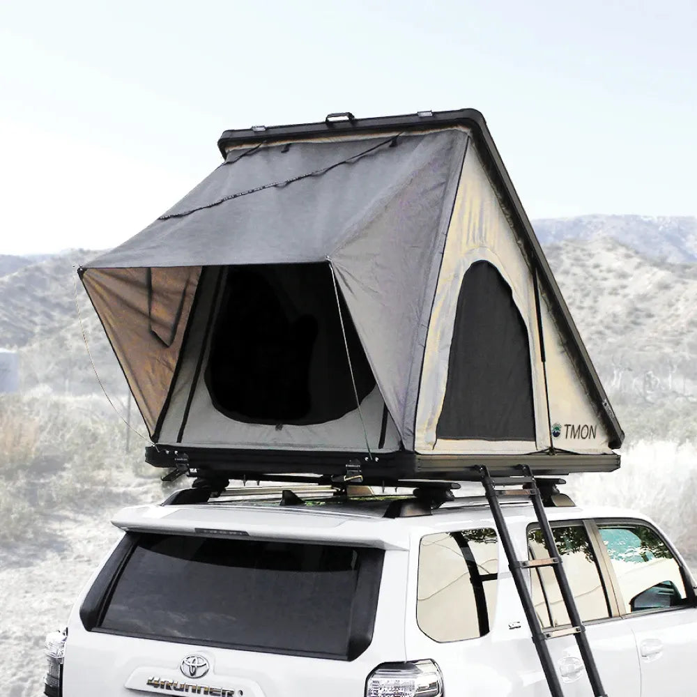 Overland Vehicle Systems LD TMON Clamshell Aluminum Hard Shell Roof Top Tent