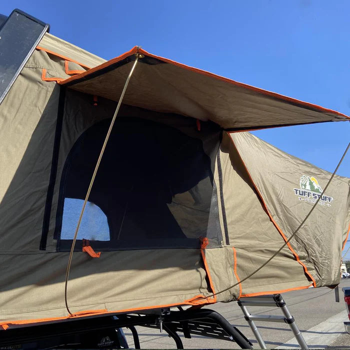 TUFF STUFF OVERLAND Alpha Hardshell Rooftop Tent, ABS, 2-3 Person Open Window