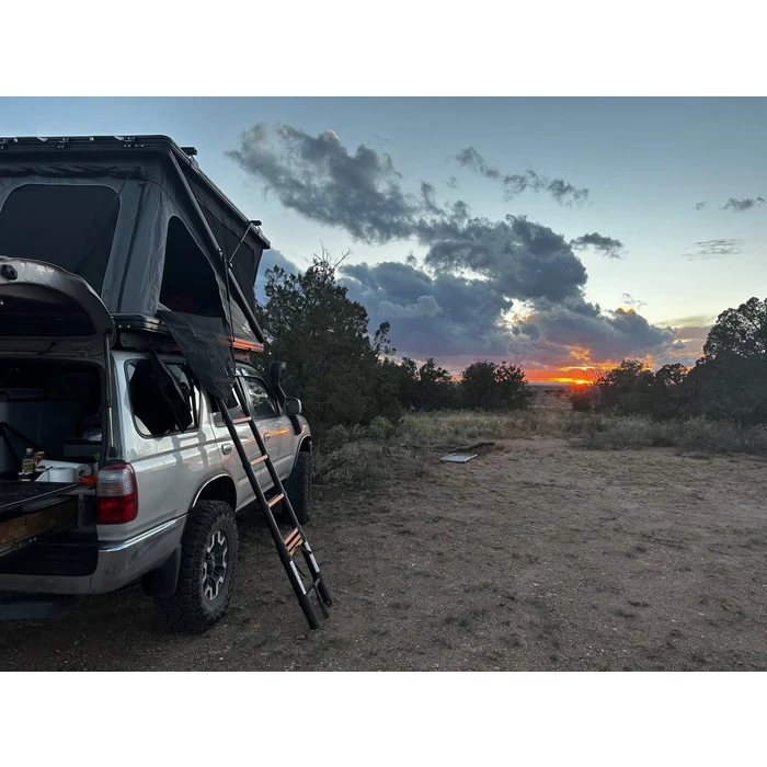 TUFF STUFF OVERLAND Alpine 51 Aluminum Shell Roof Top Tent Epic Action