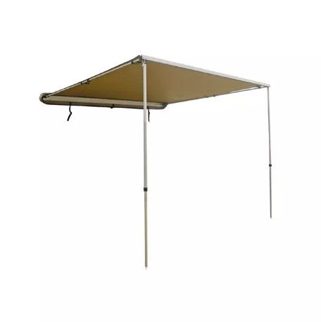 Trustmade 6'x 6' Car Side Awning Rooftop Pull Out Tent Shelter Black Cover + Beige Inside  - Rooftop Ritz