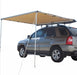 Trustmade 6'x 6' Car Side Awning Rooftop Pull Out Tent Shelter Black Cover + Beige Inside  - Rooftop Ritz