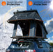 Trustmade Triangle Aluminium Black Hard Shell Grey Scout Max High Ridge Rooftop Tent Weather and UV Protection