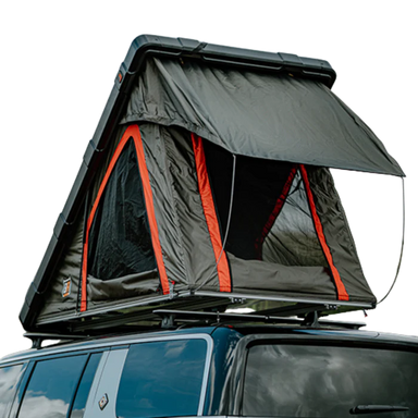 BADASS TENTS 2023 RUGGED Rooftop Tent (Universal Fit) w/ Top Crossbars - Rooftop Ritz