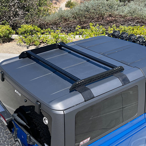 2021-24 Ford Bronco 2 Door Rear only Short Roof Rack for Hardtop – NEW 2.0 ALUMINUM - Rooftop Ritz