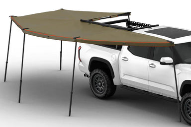 TUFF STUFF OVERLAND 270 Degree Awning, XL, Driver Side, C-Channel Aluminum, Olive - Rooftop Ritz