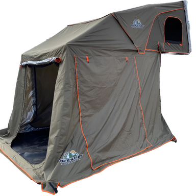 TUFF STUFF OVERLAND Alpha / Stealth Annex Room, 98X87 Inches, Olive - Rooftop Ritz