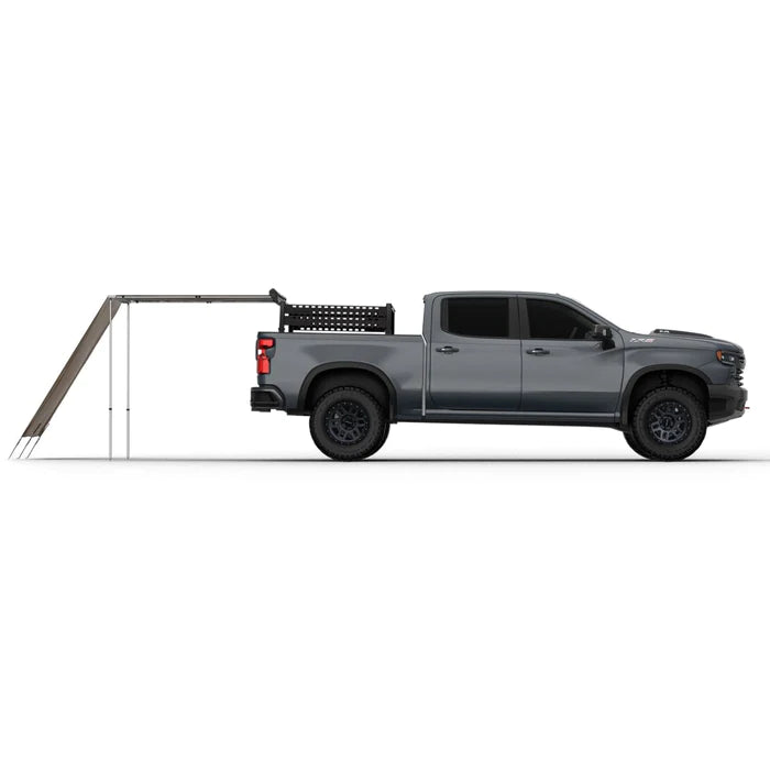 TUFF STUFF OVERLAND Truck Or Car Awning Shade Wall, 4.5X6 FEET, Poly-Cotton Ripstop Fabric, Tan - Rooftop Ritz