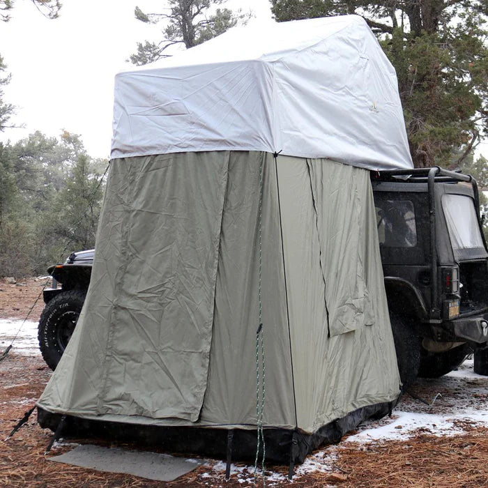 TUFF STUFF OVERLAND Annex Room, Fits Ranger 65 / Ranger / Elite , 96X96 Inches, Tan - Rooftop Ritz