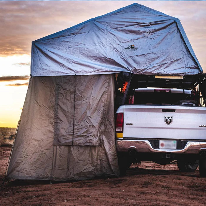 TUFF STUFF OVERLAND Annex Room, Fits Ranger 65 / Ranger / Elite , 96X96 Inches, Tan - Rooftop Ritz