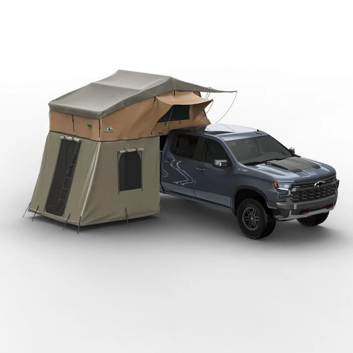 TUFF STUFF OVERLAND Annex Room, Fits Ranger 65 / Ranger / Elite , 96X96 Inches, Tan - Rooftop Ritz