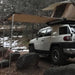 TUFF STUFF OVERLAND Truck Or Car Awning, 4.5X6 FEET, Poly-Cotton Ripstop Fabric, Tan - Rooftop Ritz