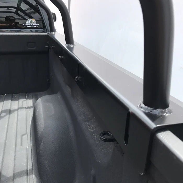 TUFF STUFF OVERLAND Truck Bed Rack For RTT, Adjustable, 51" Length, Steel, Black